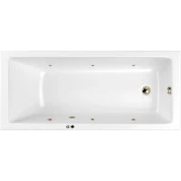 Акриловая гидромассажная ванна 159,5x70 см Whitecross Wave 0101.160070.100.SOFT.BR