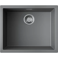 Кухонная мойка Omoikiri Tetogranit Yamakawa 55T-U/I-PL 4993433 55,6x45,6 см, платина