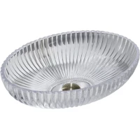 Раковина-чаша CeramaLux GL49 51x35 см, накладная, прозрачный