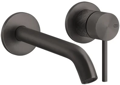 

Смеситель для раковины Gessi Gessi316 54186#707 встраиваемый, без донного клапана, черный хром матовый