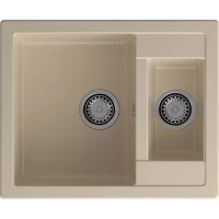 Кухонная мойка GranFest Quadro 610K 61x50 см, кашемир