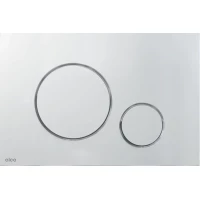 Кнопка смыва AlcaPlast M672 для инсталляции, матовый хром