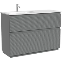 Тумба под раковину Sancos Folk Floor FL120FLES 119 см L, напольная, светло-серый матовый