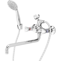 Смеситель для ванны Aringa Арно AR02024CH универсальный, с душевым гарнитуром, хром