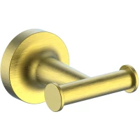 Крючок Wonzon & Woghand Simple WW-6525-BG двойной, для ванны, золотой матовый