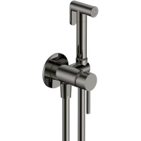 Гигиенический душ AQUAme Siena AQM6217GM со смесителем, оружейная сталь
