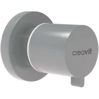 Вентиль запорный Creavit AC50L.CGR светло-серый матовый