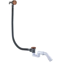 Слив-перелив для ванны Boheme 631-CB автомат с наполнением, медь матовая