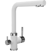 Смеситель для кухни Florentina Арес 333.19H.2123.201 с подключением к фильтру, хром/жасмин