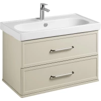 Тумба под раковину Акватон Нео-Классика 1A286301NCTG0 80,6 см, подвесная, белый камень