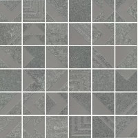 Декор Kerama Marazzi Про Нордик серый мозаичный 30x30 