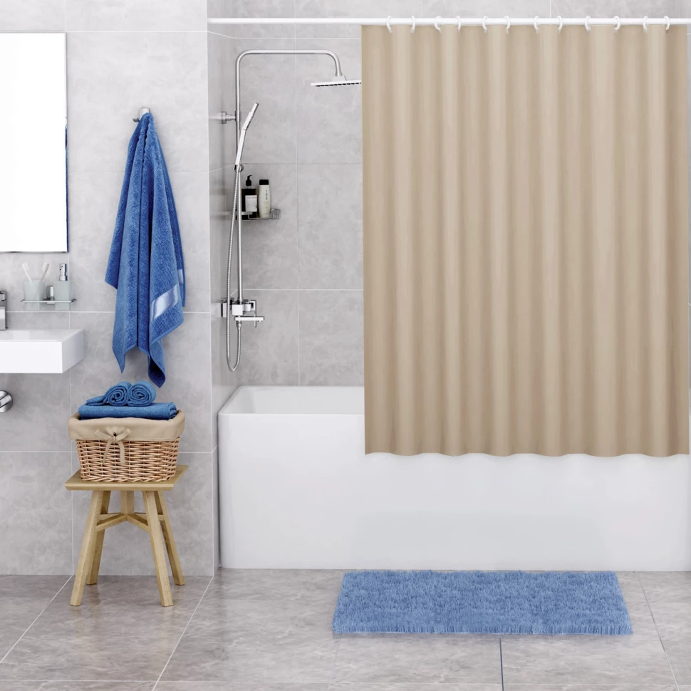Штора для ванной комнаты WasserKRAFT Oder SC-30601 штора для ванной wasserkraft sc 30301 9062485