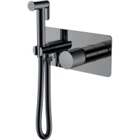 Гигиенический душ Boheme Stick Touch 127-SGM.2 со смесителем, графит глянец