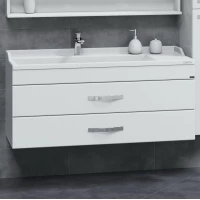 Тумба белый глянец 120 см Санта Виктория 700138N