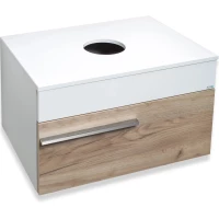 Тумба дуб крафт/белый 65 см Runo Вудлайн 00-00001342