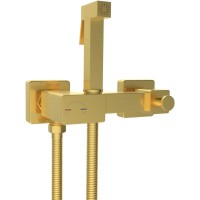 Гигиенический душ WeltWasser Higi Q02 MGL 10000013677 CoolStart, со смесителем, золотой матовый