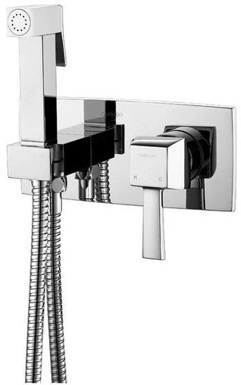 Гигиенический душ Caprigo Diamante 50-130-crm со смесителем, хром