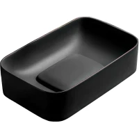 Раковина-чаша WeltWasser Elbach 78575-70 MT-BL 10000008705 70,5x38 см, накладная, черный матовый