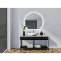 Зеркало Xpertials Duved 84354135-68410 80x80 см, с LED-подсветкой, сенсорным выключателем, диммером