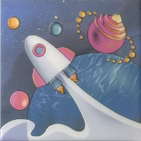 Керамическая плитка Kerama Marazzi Декор Космос 1 20x20x6,9 VT\A379\5009