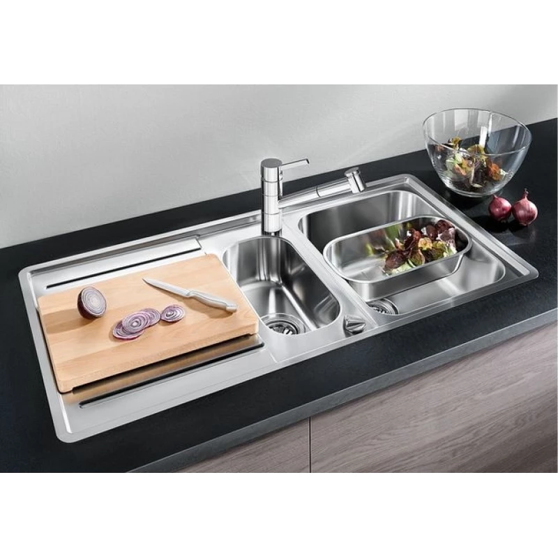Кухонная мойка Blanco Classic Pro 6S-IF Зеркальная полированная сталь 516852