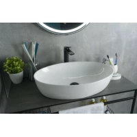 Раковина-чаша GID N9433 61x41 см, накладная, белый
