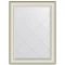 Зеркало 74x102 см белая кожа с хромом Evoform Exclusive-G BY 4569 - 1
