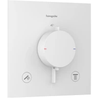 Термостат для ванны Hansgrohe Ecostat Comfort E 33711700 встраиваемый, белый матовый