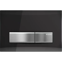 Кнопка смыва Geberit Sigma 50 115.788.SD.5 для инсталляции, зеркальное дымчатое стекло