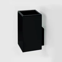 Стакан для зубных щеток Colombo Design MiniQ B5002.NM настенный, черный матовый
