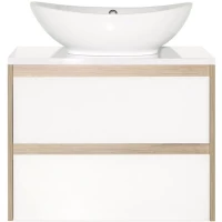 Тумба с раковиной ориноко/белый лакобель 70 см Style Line Монако ЛС-00000633 + СС-00000649