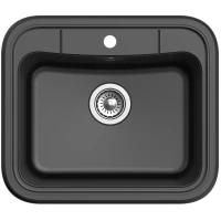 Кухонная мойка Ewigstein черный Antik 60