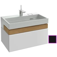 Тумба черный глянец 80 см Jacob Delafon Terrace EB1186-274