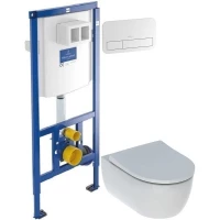 Комплект подвесной унитаз Geberit iCon 500.784.01.1 + система инсталляции Villeroy & Boch 92246100 + 92249068