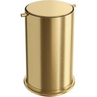 Мусорное ведро Boheme 10916-MG с вращающейся крышкой, золотой матовый