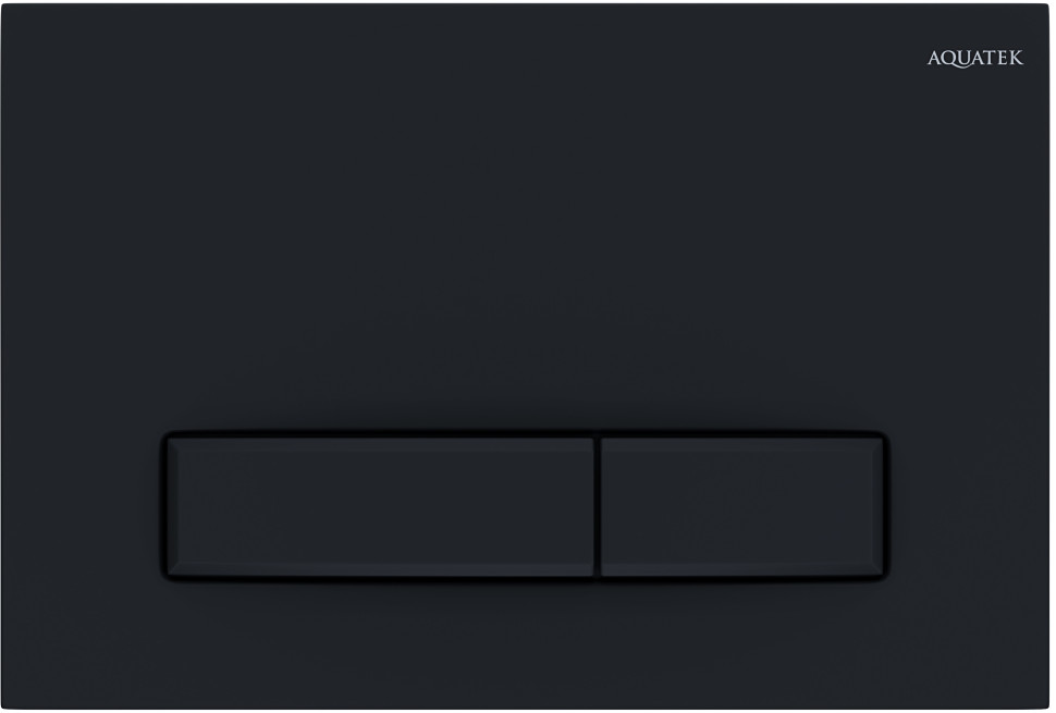 Смывная клавиша Aquatek Slim черный матовый KDI-0000025