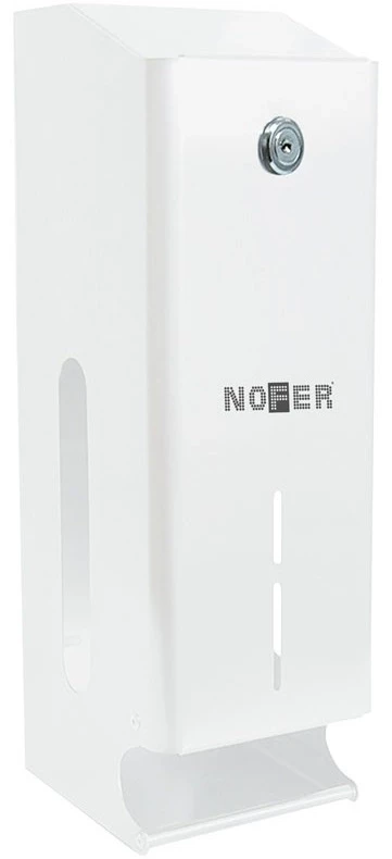 Диспенсер туалетной бумаги для 3 рулонов Nofer 05102.W диспенсер туалетной бумаги nofer industrial 05001 xl w