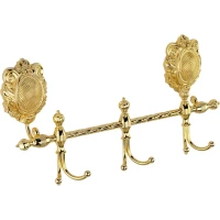 Планка с крючками Migliore Cleopatra ML.CLE-60.739.DO для ванны, золотой