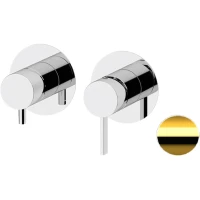 Смеситель для ванны Remer Metrica MC93ZPDO встраиваемый, золотой