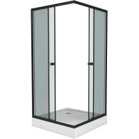 Душевой уголок с поддоном 80x80x195 см Niagara NG-008-14QT тонированное