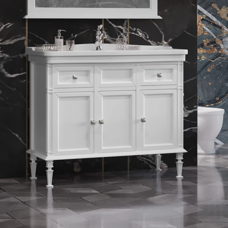 Комплект мебели белый матовый 105,5 см Opadiris Кантара