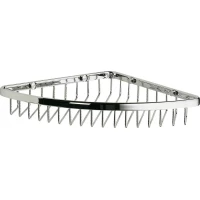 Полка для ванной Sanibano HL071/CR 23x23 см, угловая, хром