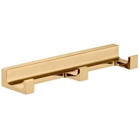 Планка с крючками Rav Slezak Nil NLA0105ZK для ванны, золотой матовый