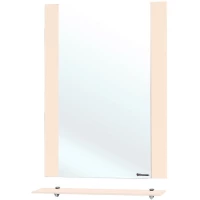 Зеркало 48x80 см бежевый глянец Bellezza Рокко 4613706030071