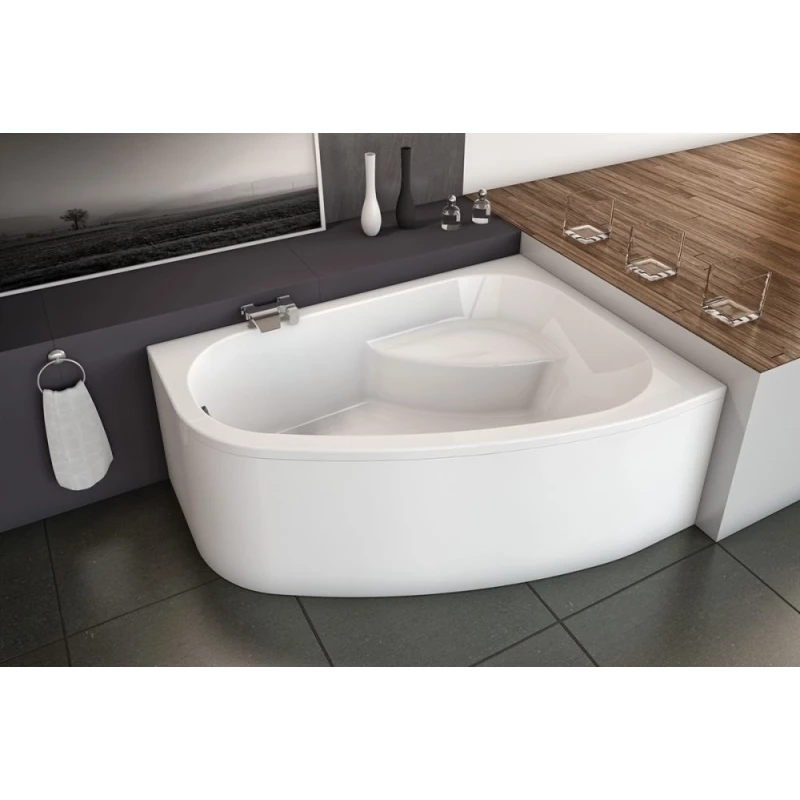 Акриловая гидромассажная ванна 170x120 см L Kolpa San Chad/S Luxus