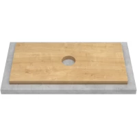 Столешница ЗОВ Туя SPL80T 79,5 см, дуб медовый