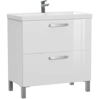 Тумба белый глянец 77,6 см Cersanit Melar 64130