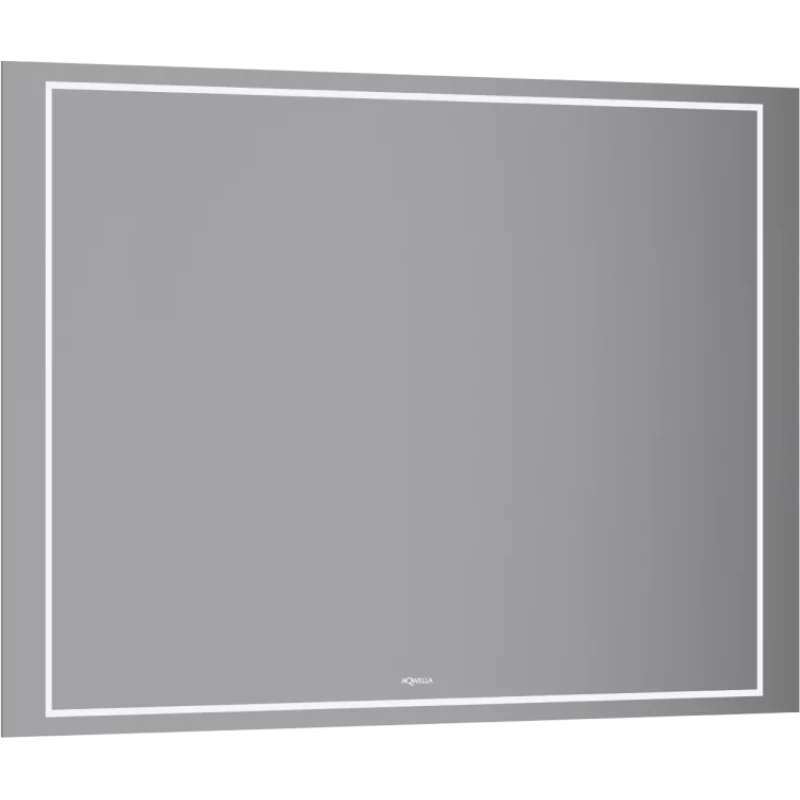 Зеркало Aqwella Vision VIS0210BH 100x70 см, с LED-подсветкой, сенсорным выключателем, диммером, антизапотеванием