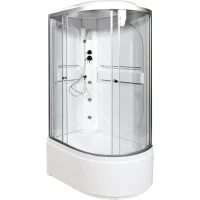 Душевая кабина 120x80x215 см Deto L620LGM+EL прозрачное