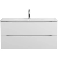 Тумба под раковину BelBagno Marino Bianco Lucido MARINO-CER-MINI-900-2C-SO-BL-P 89,6 см, подвесная, белый глянец